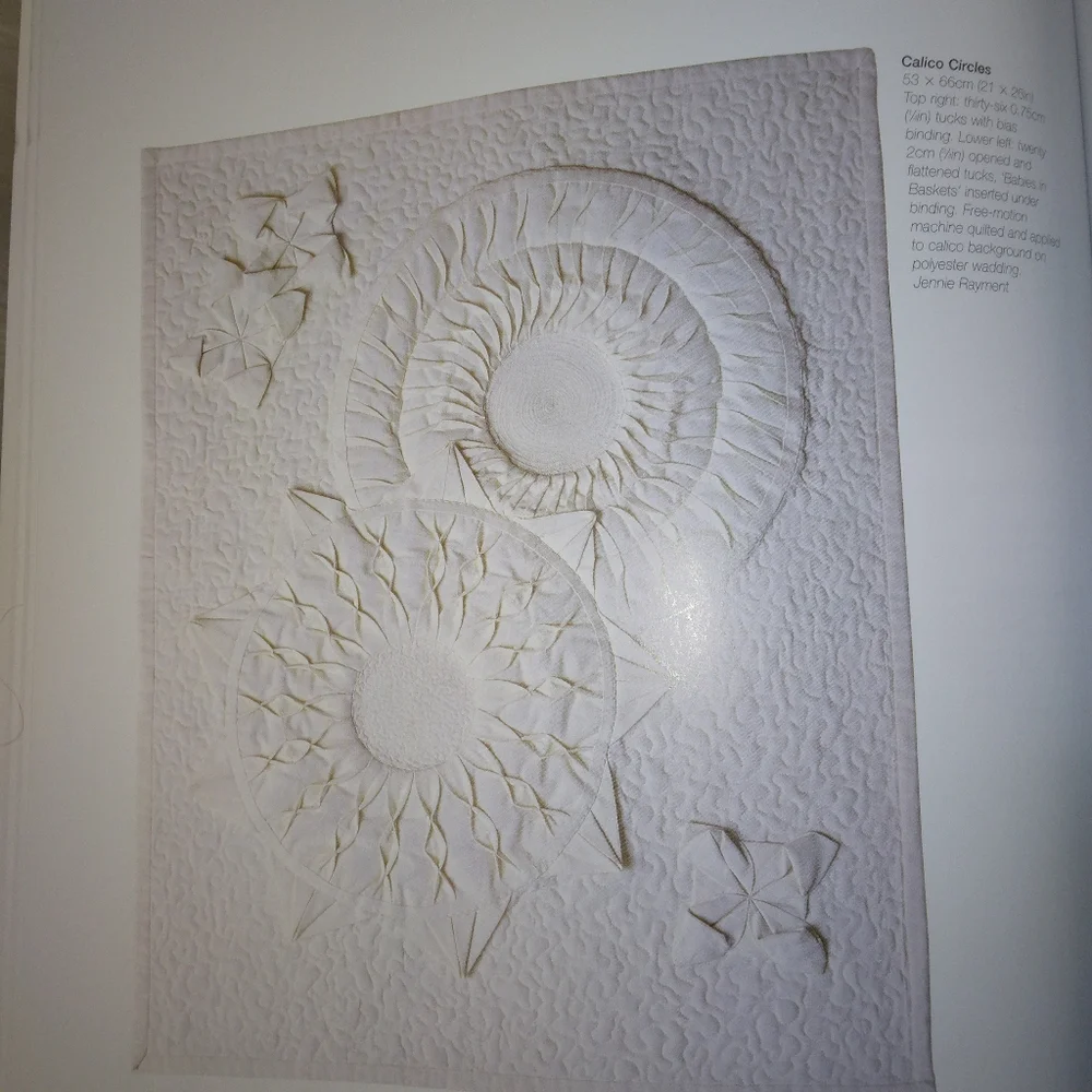 BOOK Creative Tucks And Textures: For Quilts And Embroidery by Jennie Ra…